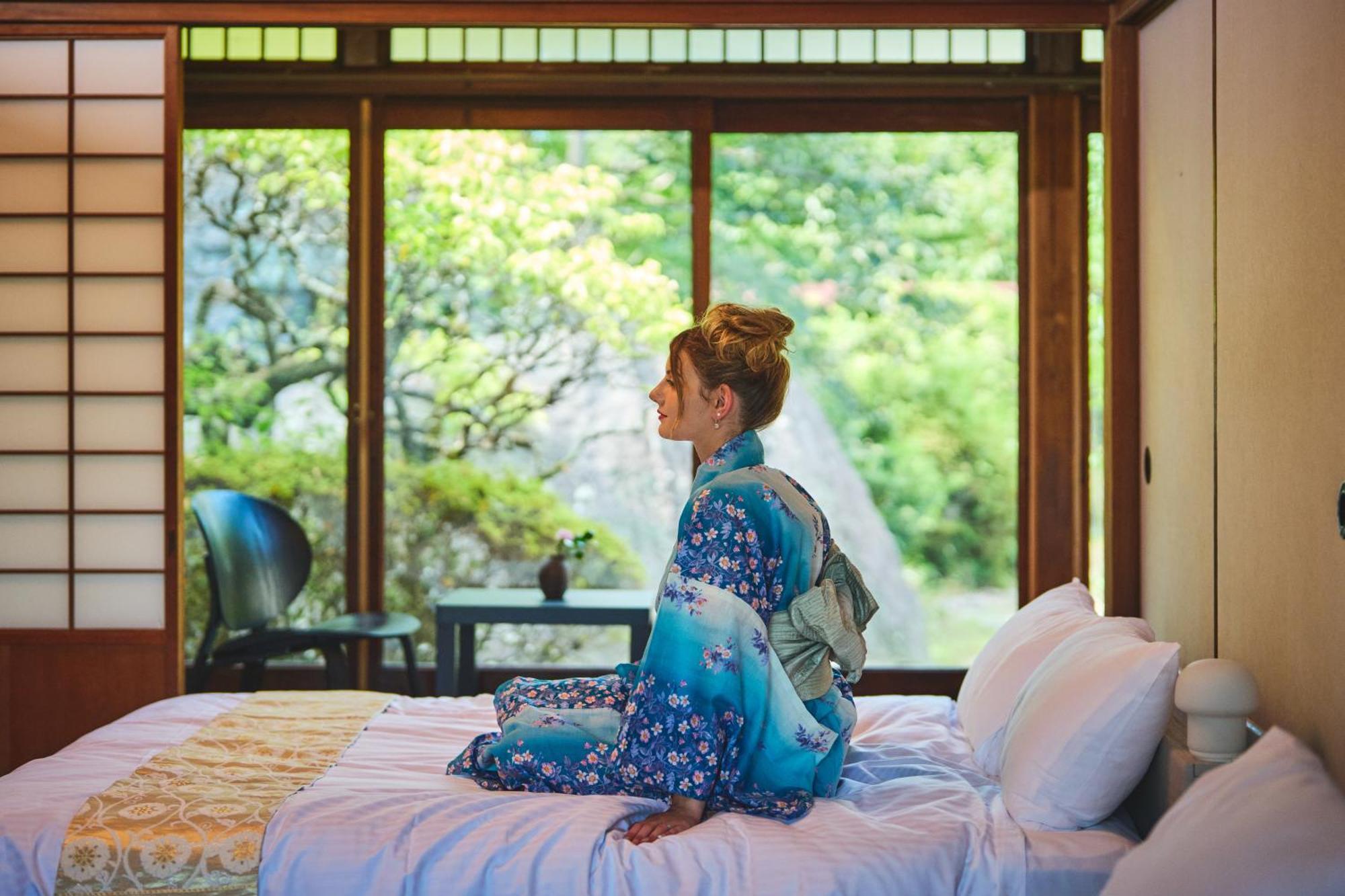 温泉付きの一軒家を借りよう Villa Beppu Bagian luar foto